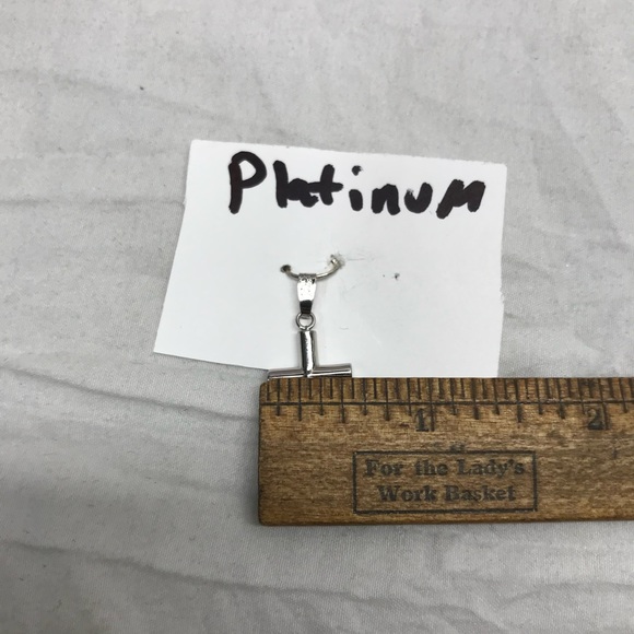 New Platinum Cross Pendant - Picture 4 of 8